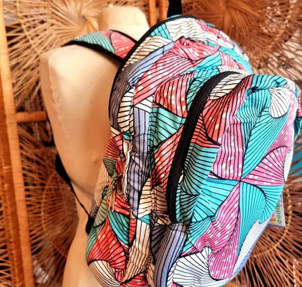 Brand New Ankara Vilsco Fabric Backpack - Yatva