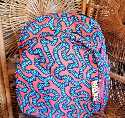 Brand New Ankara Vilsco Fabric Backpack - Yatva