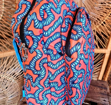 Brand New Ankara Vilsco Fabric Backpack - Yatva