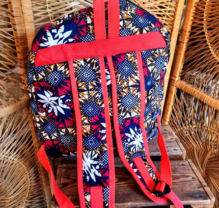 Brand New Ankara Vilsco Fabric Backpack - Yatva