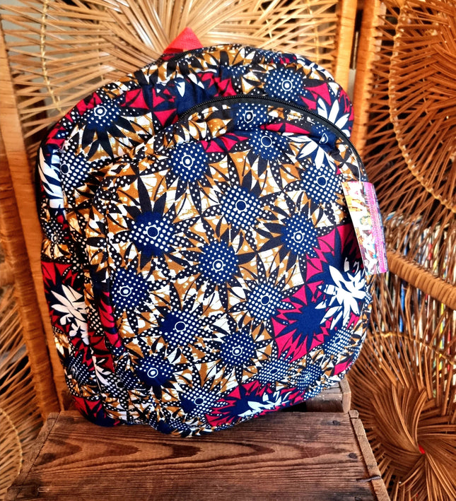 Brand New Ankara Vilsco Fabric Backpack - Yatva