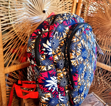 Brand New Ankara Vilsco Fabric Backpack - Yatva
