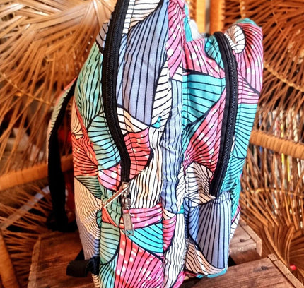 Brand New Ankara Vilsco Fabric Backpack - Yatva