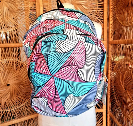 Brand New Ankara Vilsco Fabric Backpack - Yatva