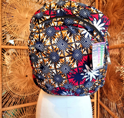 Brand New Ankara Vilsco Fabric Backpack - Yatva