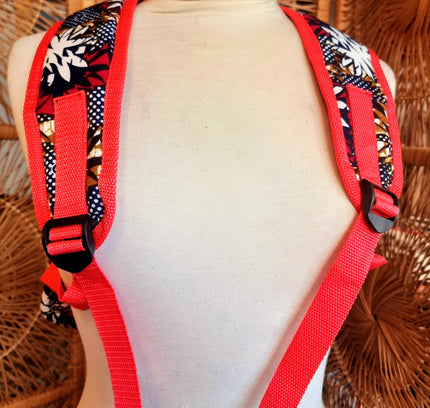 Brand New Ankara Vilsco Fabric Backpack - Yatva