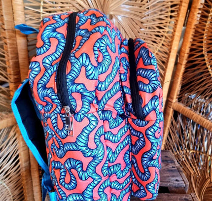 Brand New Ankara Vilsco Fabric Backpack - Yatva