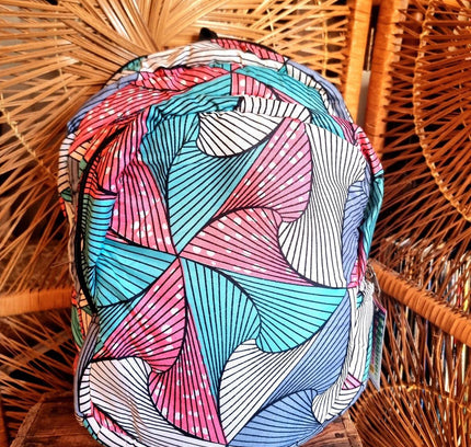 Brand New Ankara Vilsco Fabric Backpack - Yatva