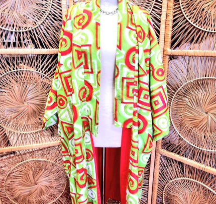 Brand New Ankara Vilsco Kimono Jacket - Yatva