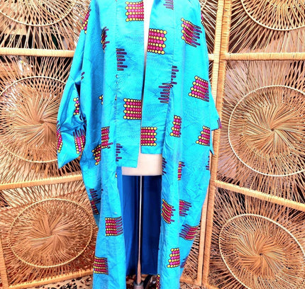 Brand New Ankara Vilsco Kimono Jacket - Yatva