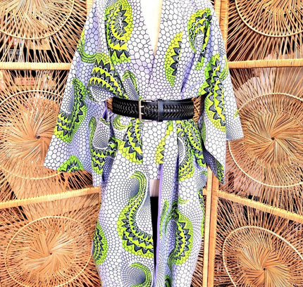 Brand New Ankara Vilsco Kimono Jacket - Yatva