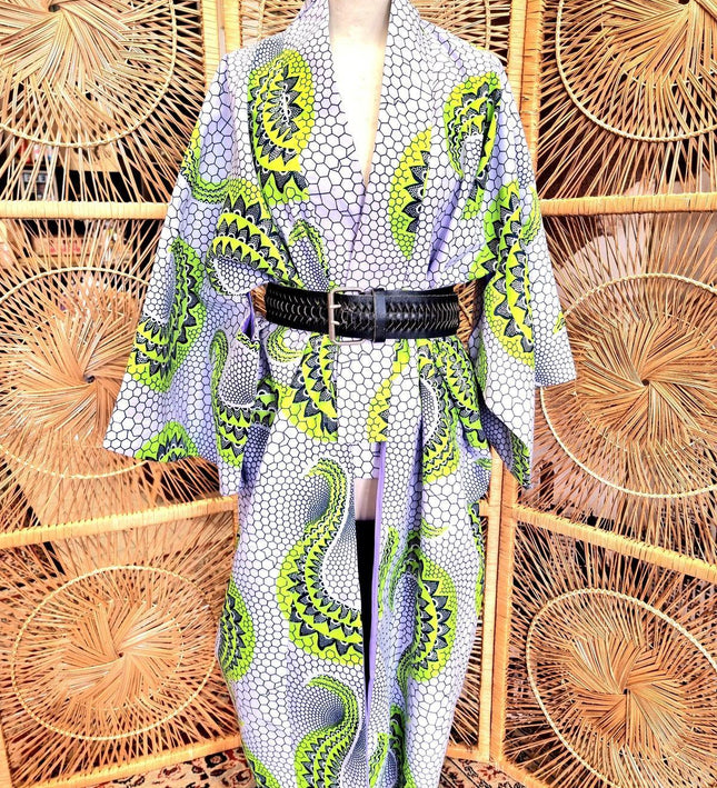 Brand New Ankara Vilsco Kimono Jacket - Yatva
