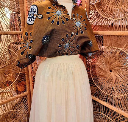 Brand New Ankara vlisco Shirt - Yatva