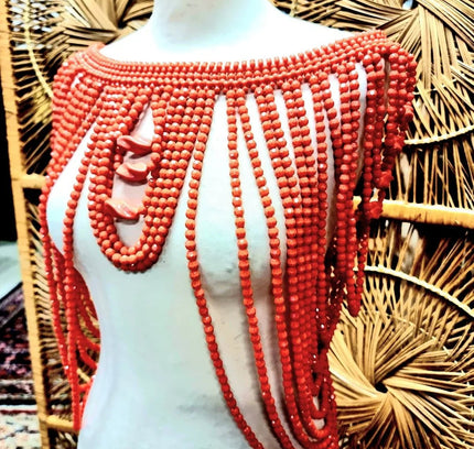 Brand New Bead Cape Necklace Top - Yatva