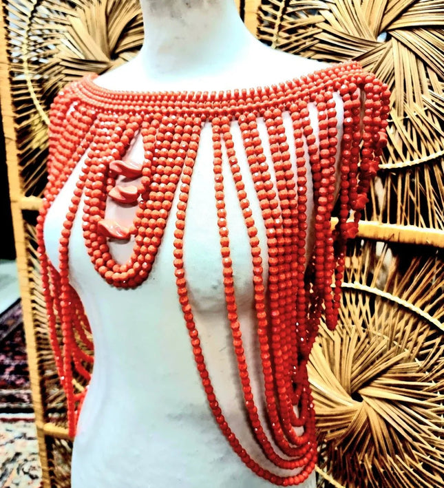 Brand New Bead Cape Necklace Top - Yatva