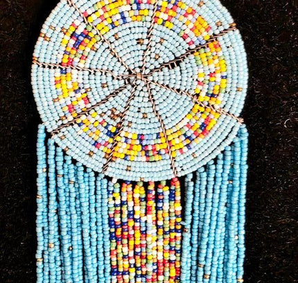 Brand New Beaded Fringe Pendant Necklace - Yatva