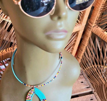 Brand New Beaded Pendant Necklace - Yatva