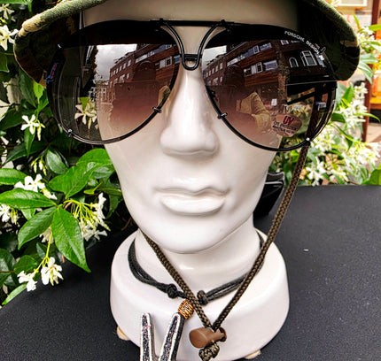 Brand New Deadstock Porsche Design P’8478 Interchangeable Lens Aviator Sunglasses Set - Yatva
