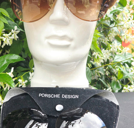 Brand New Deadstock Porsche Design P’8478 Interchangeable Lens Aviator Sunglasses Set - Yatva