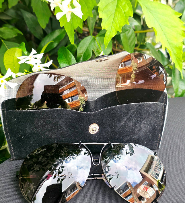Brand New Deadstock Porsche Design P’8478 Interchangeable Lens Aviator Sunglasses Set - Yatva