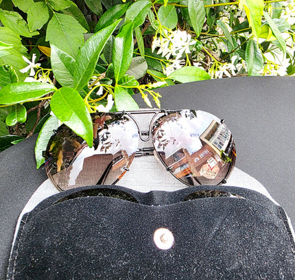 Brand New Deadstock Porsche Design P’8478 Interchangeable Lens Aviator Sunglasses Set - Yatva