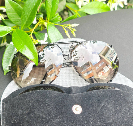 Brand New Deadstock Porsche Design P’8478 Interchangeable Lens Aviator Sunglasses Set - Yatva