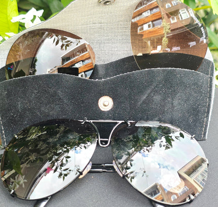 Brand New Deadstock Porsche Design P’8478 Interchangeable Lens Aviator Sunglasses Set - Yatva