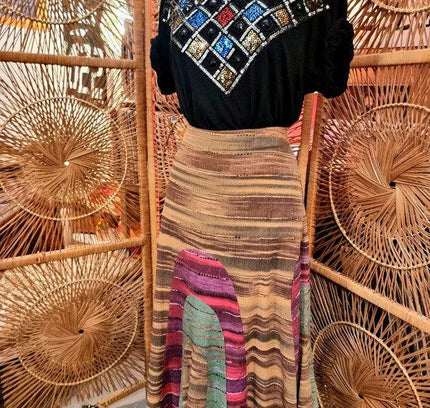 Brand New Hand - Woven Cotton Thai Traditional Skirt - Yatva
