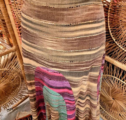 Brand New Hand - Woven Cotton Thai Traditional Skirt - Yatva