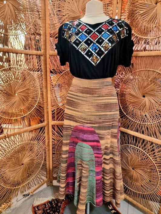 Brand New Hand - Woven Cotton Thai Traditional Skirt - Yatva