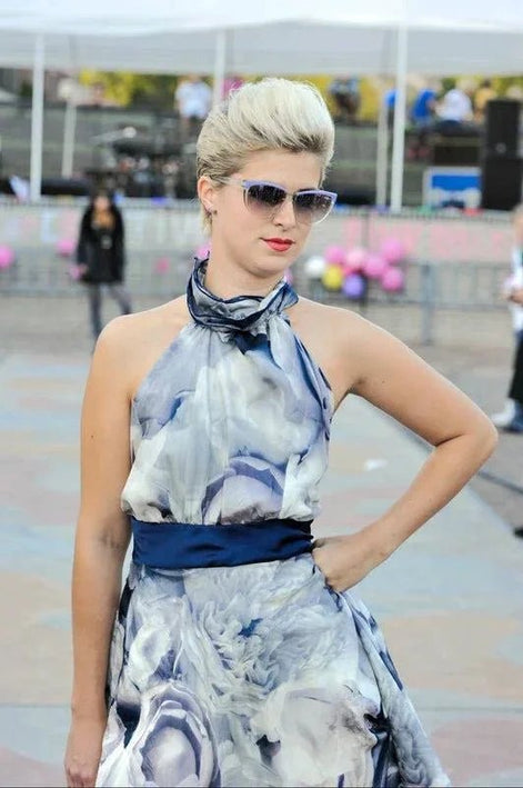 Brand New Handmade Halterneck Dress - Yatva