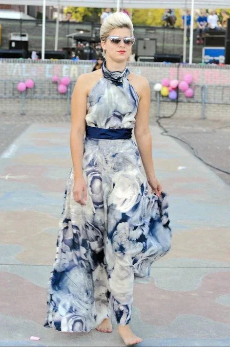 Brand New Handmade Halterneck Dress - Yatva