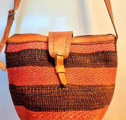 Brand New Kenyan Sisal Shoulder Bag - Yatva
