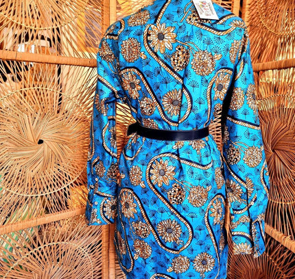Brand New Oversize Abstract African Print Shirt - Yatva