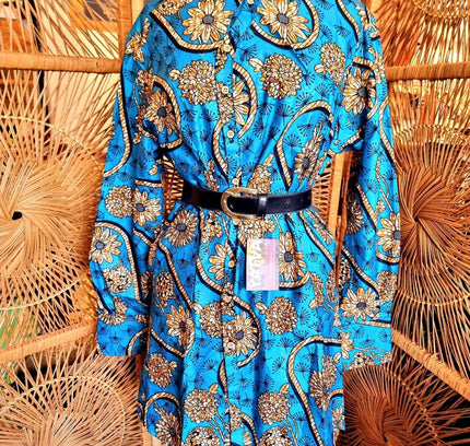 Brand New Oversize Abstract African Print Shirt - Yatva