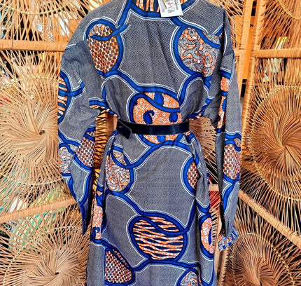 Brand New Oversize Abstract African Print Shirt - Yatva