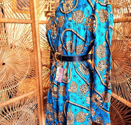 Brand New Oversize Abstract African Print Shirt - Yatva