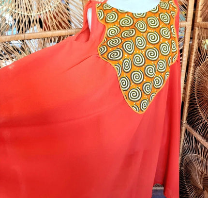 Brand New Oversize African Print Dress - Yatva