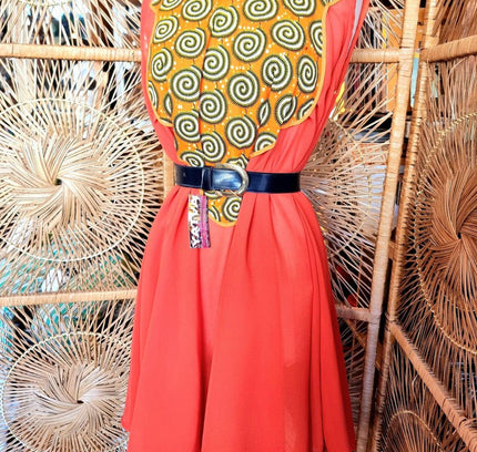 Brand New Oversize African Print Dress - Yatva