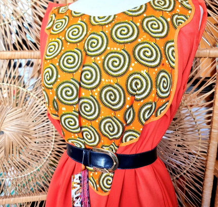 Brand New Oversize African Print Dress - Yatva