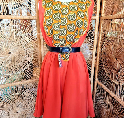 Brand New Oversize African Print Dress - Yatva