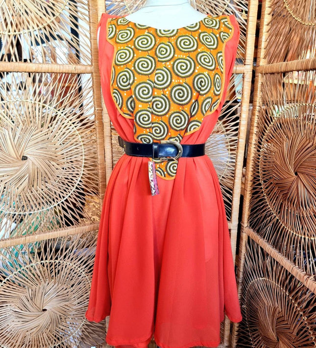 Brand New Oversize African Print Dress - Yatva