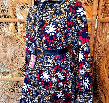 Brand New Oversize African Print Shirt - Yatva