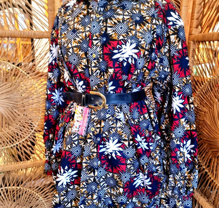 Brand New Oversize African Print Shirt - Yatva