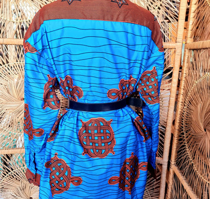 Brand New Oversize African Print Shirt - Yatva