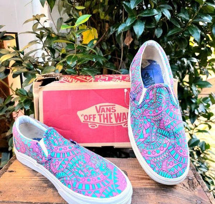 Brand New Vans Classic Liberty Satchmo / True White Slip - On Shoes - Yatva