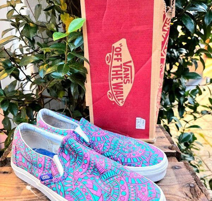 Brand New Vans Classic Liberty Satchmo / True White Slip - On Shoes - Yatva