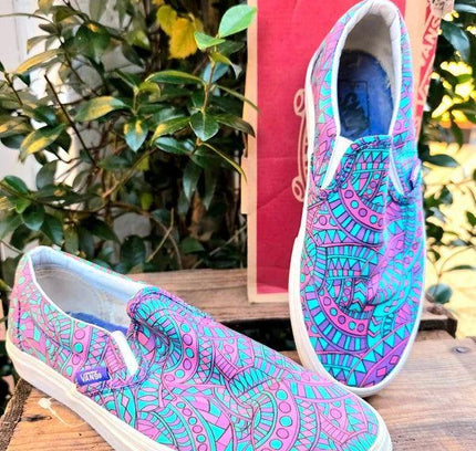 Brand New Vans Classic Liberty Satchmo / True White Slip - On Shoes - Yatva