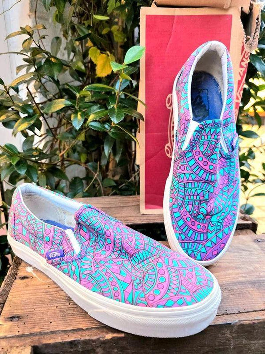 Brand New Vans Classic Liberty Satchmo / True White Slip - On Shoes - Yatva