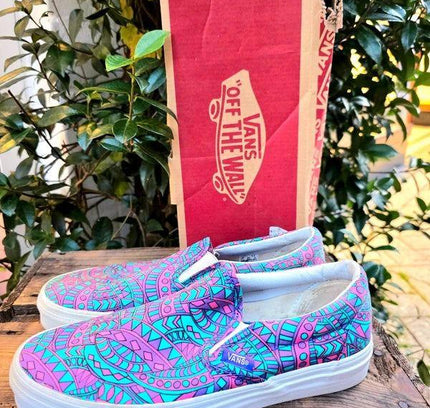 Brand New Vans Classic Liberty Satchmo / True White Slip - On Shoes - Yatva